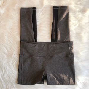 ALO Yoga High Rise Gray Mesh Leggings